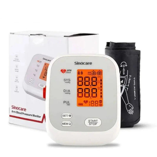 Blood Pressure Monitor Upper Arm Tensiometer Automatic Digital BP Machine